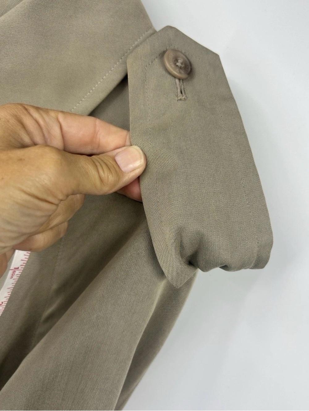 Authentic Vintage Burberry Classic Men's Double-Breasted Trench Coat 42 US L - Picture 5 of 16